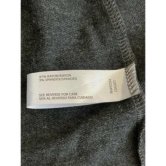 🌹Women’s Dusters Plus Size 2X BY Design Light Duster Cardigan With Pockets Grey - Picture 9 of 12